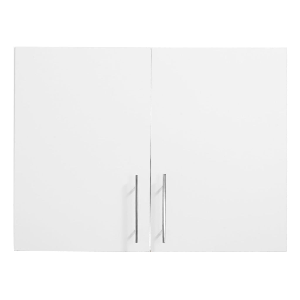 White 2-Tier Wall Mounted Cabinet with Adjustable Shelf C187077