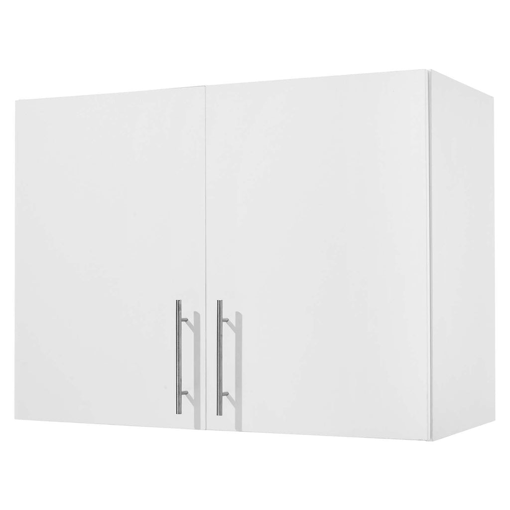 White 2-Tier Wall Mounted Cabinet with Adjustable Shelf C187077