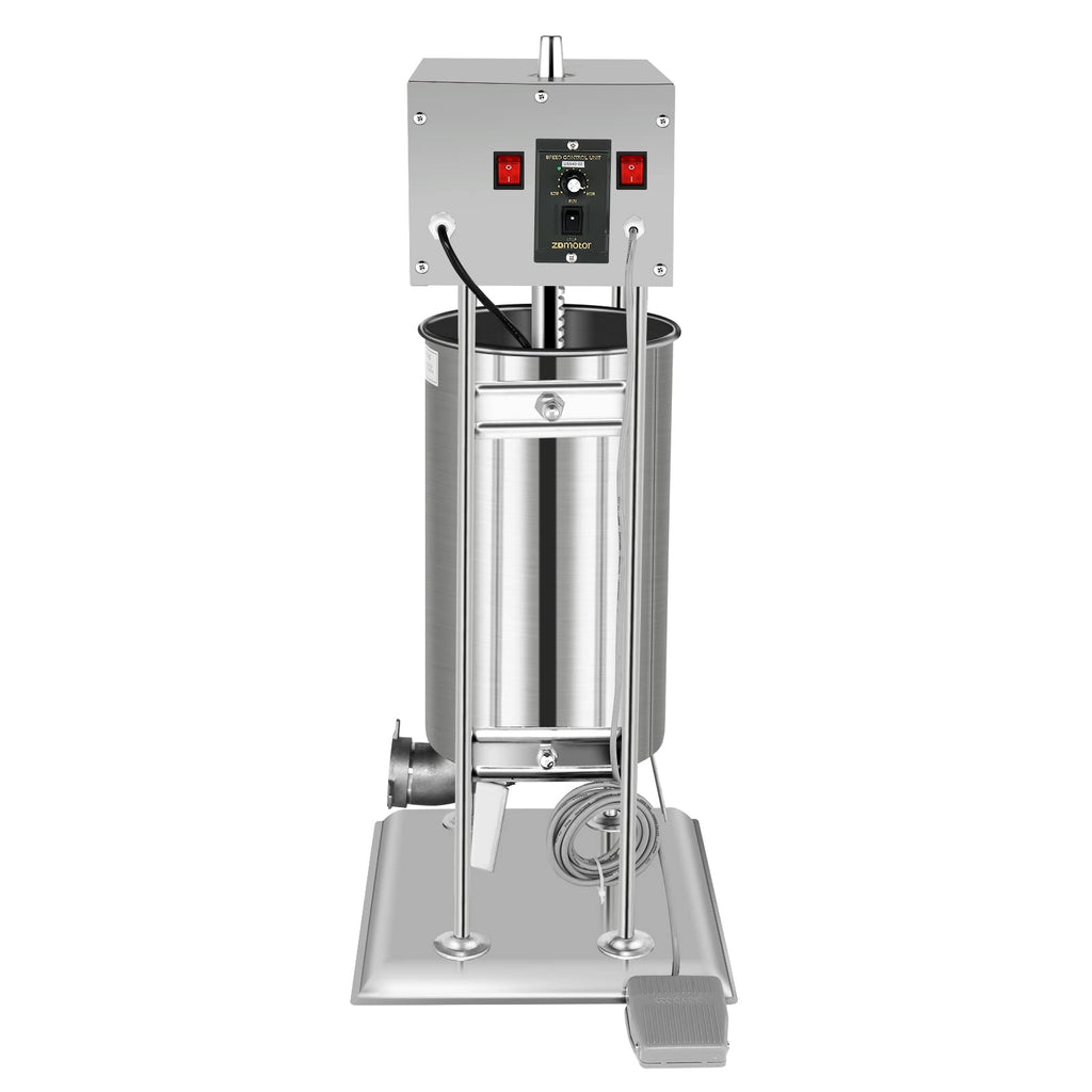 10L Electric Stainless Steel Sausage Stuffer with 5 Stuffing Tubes Z883