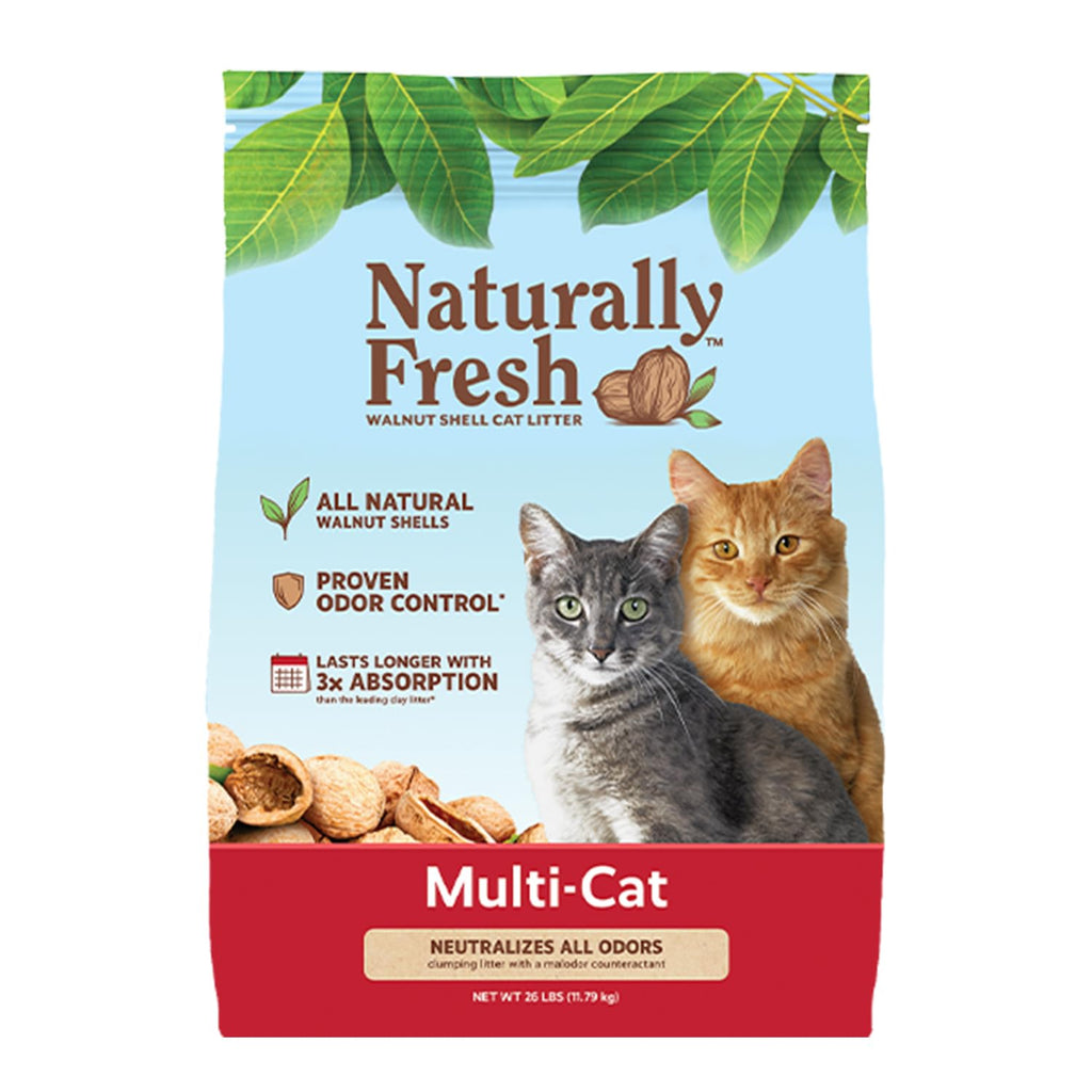 Unscented Walnut Shell Cat Litter 26 Lbs J2523