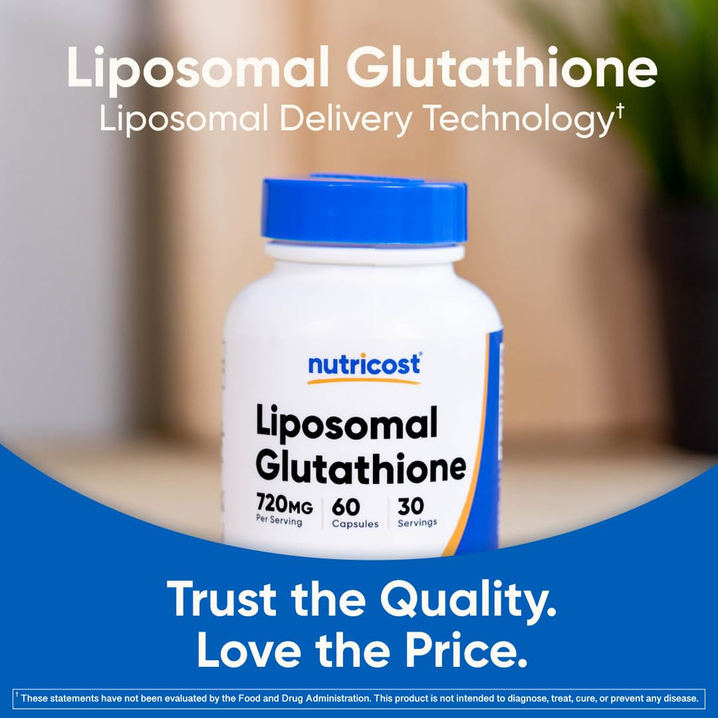 Liposomal Glutathione Supplement 60 Capsules J8621