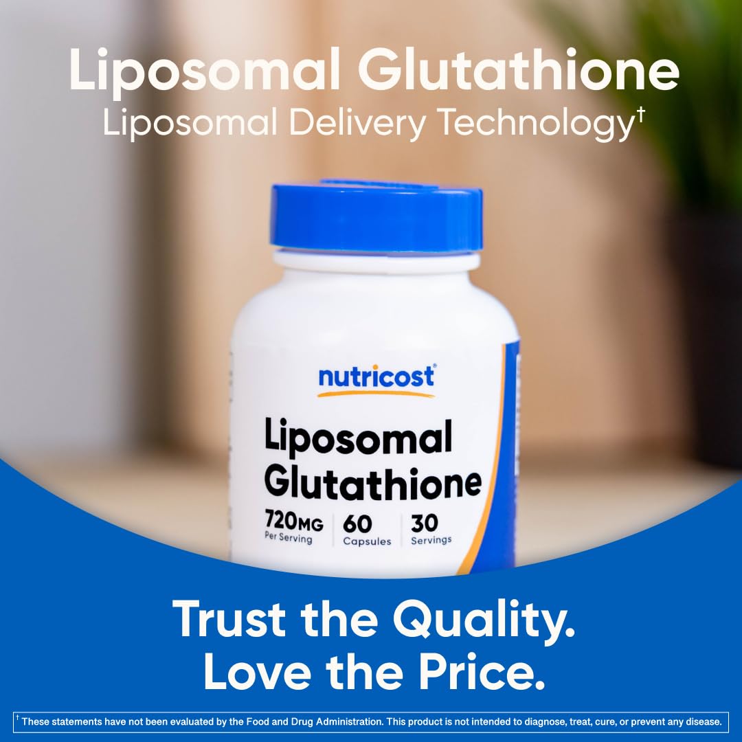 Liposomal Glutathione Supplement 60 Capsules J8621