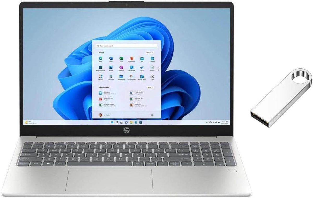 15.6 inch FHD Laptop Intel Core i3-N305 8GB RAM 256GB SSD Silver Y573247