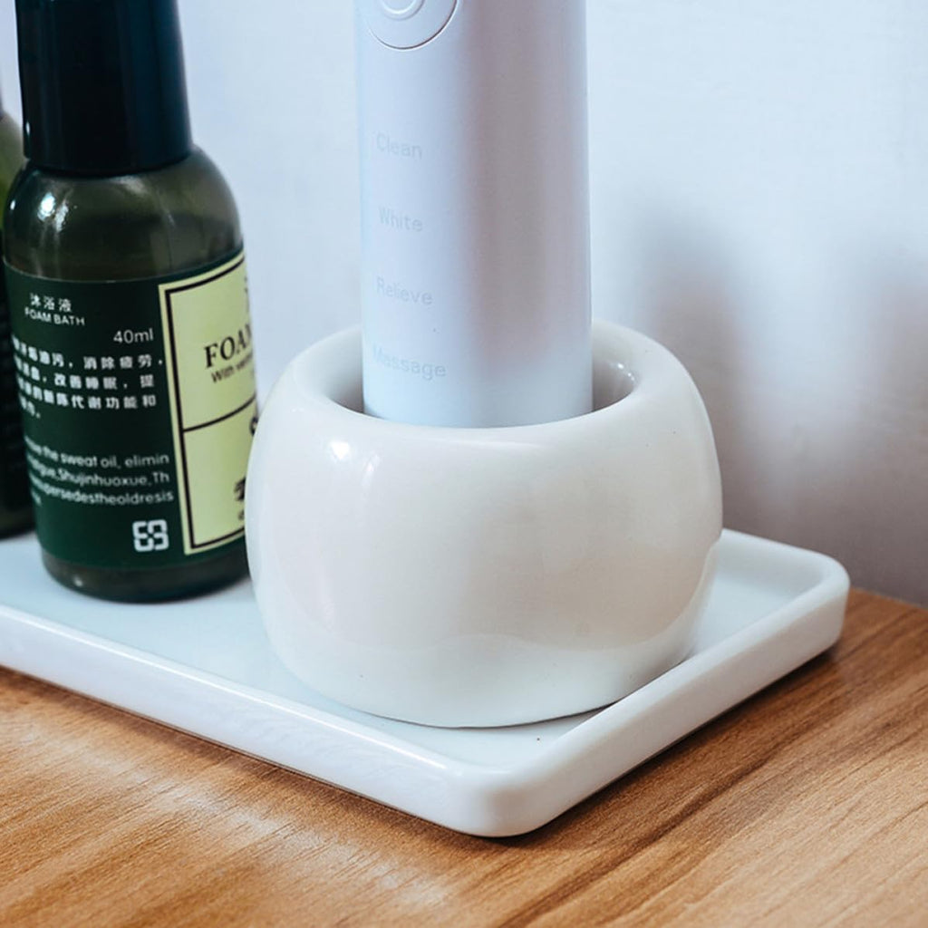 Ceramic Electric Toothbrush Holder Stand 2 Pack R1271