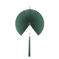 Handmade Hanging Folding Paper Fan Green 32'' E7694