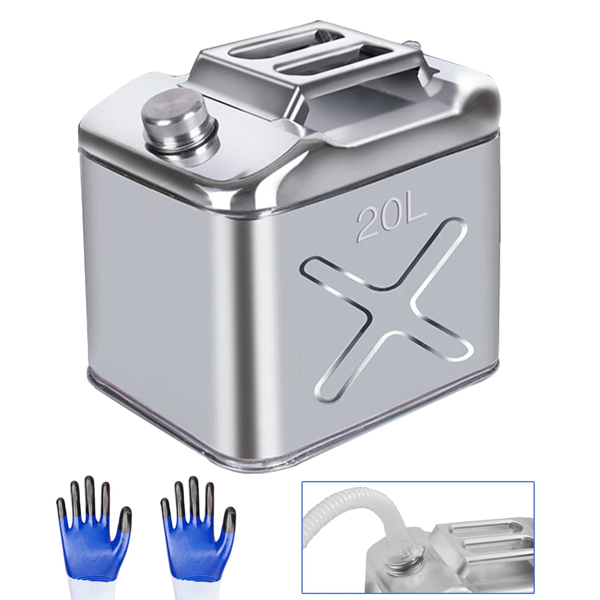 5 Gallon 304 Stainless Steel Water Container S237875