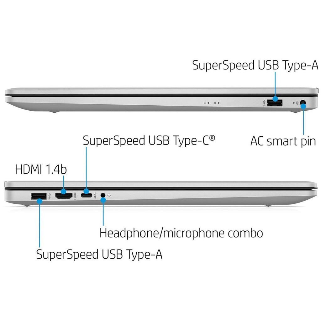 17.3" FHD Laptop AMD Ryzen 5 16GB 1TB SSD Silver H947565