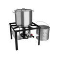 60 Qt. Aluminum Outdoor Seafood Boiler/Steamer Kit F228485