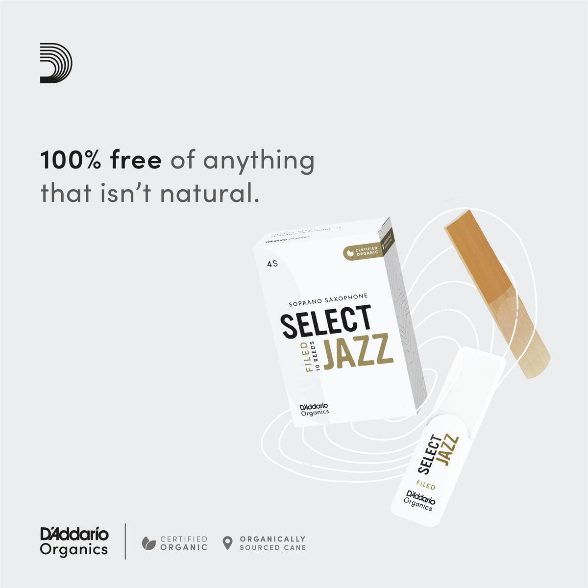 Alto Sax Reeds 2 Medium 10-Pack D891