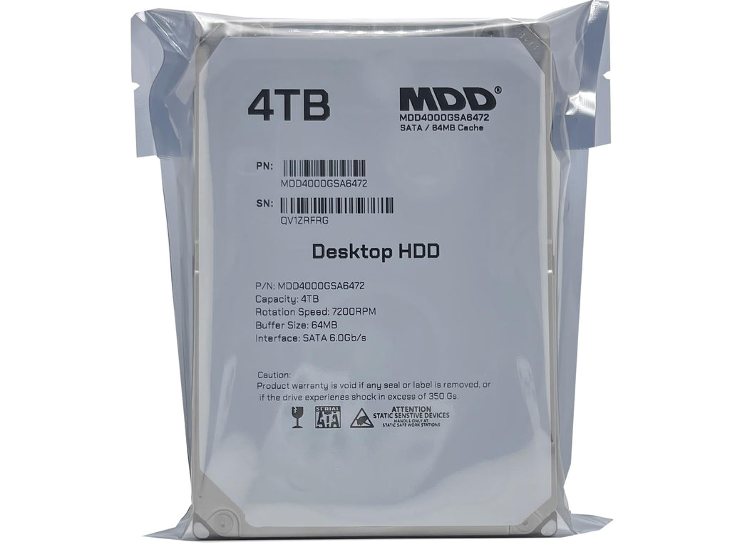 4TB 7200RPM 64MB Cache SATA 6.0Gb/s 3.5inch Internal Desktop Hard Drive I3198