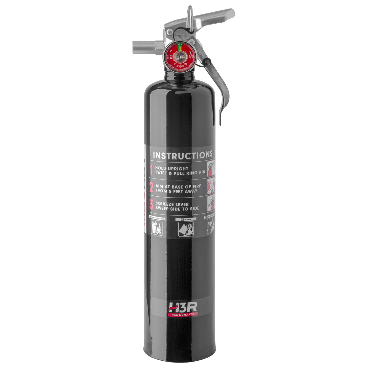 2.5 lbs Black Refillable Dry Chemical Fire Extinguisher G44556