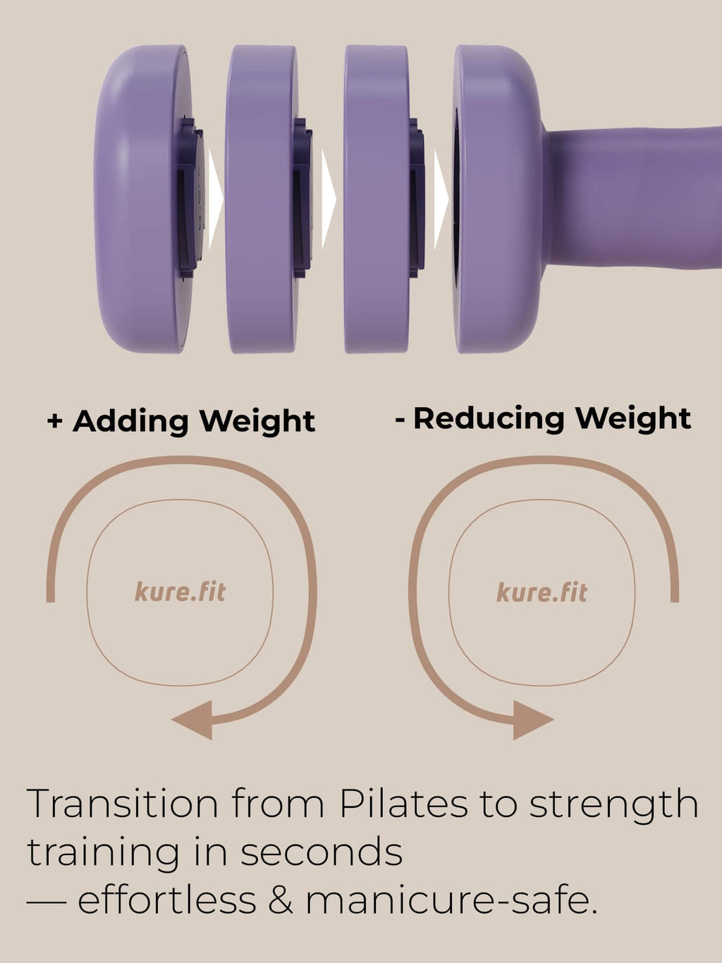 Adjustable Dumbbell Set 2LB 3LB 4LB 5LB R380