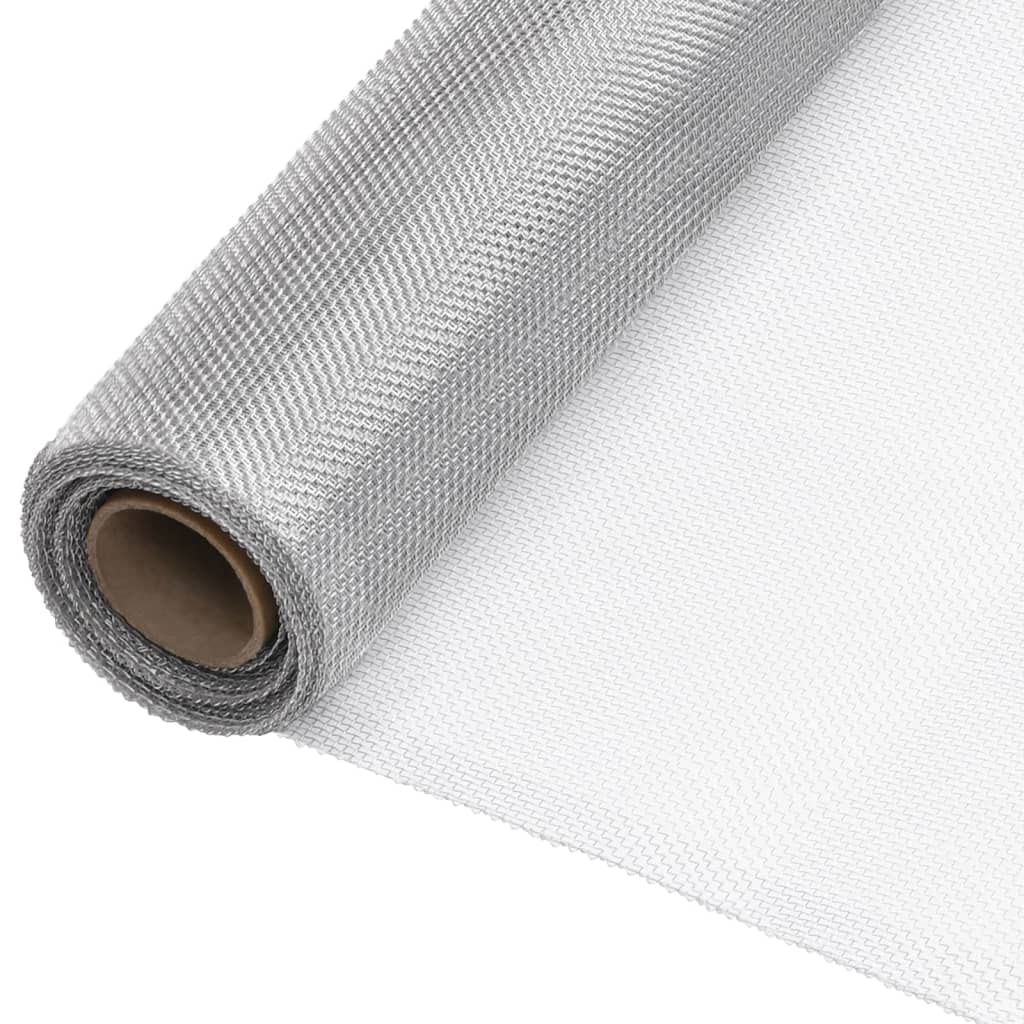 Aluminum Mesh Roll 44.1" x 393.7" Silver X139