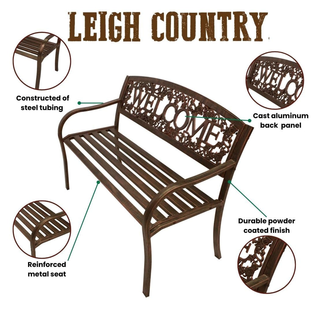 Metal Outdoor Bench I46904