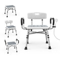Heavy Duty Shower Chair with Arms and Back U202