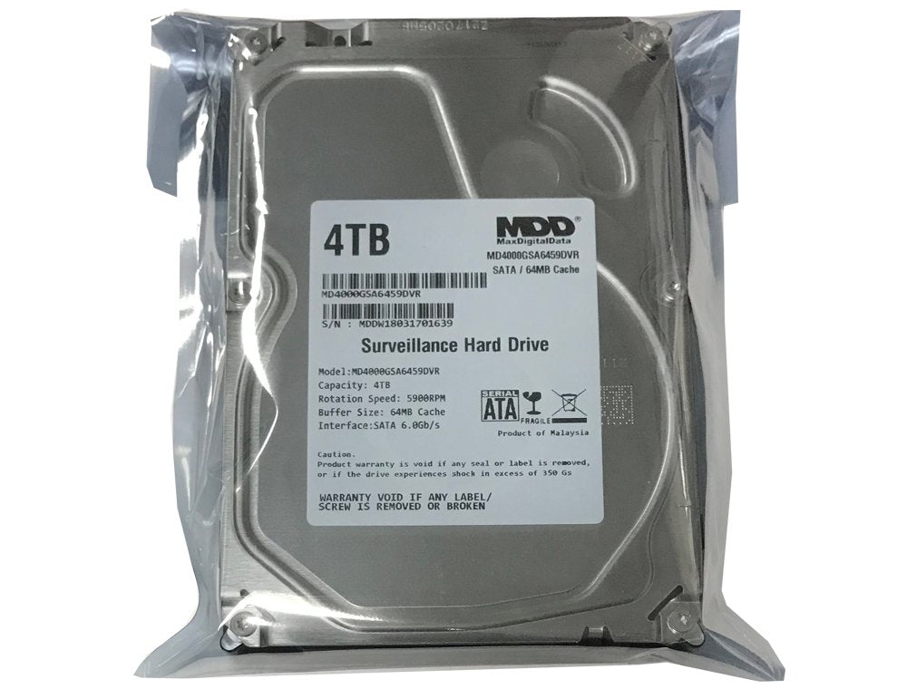 4TB 5900PM SATA 6.0Gb/s 3.5-inch Internal Surveillance Hard Drive E4005