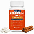 Berberine HCl 1000 mg with Ceylon Cinnamon and Probiotic, 60 Capsules T755637