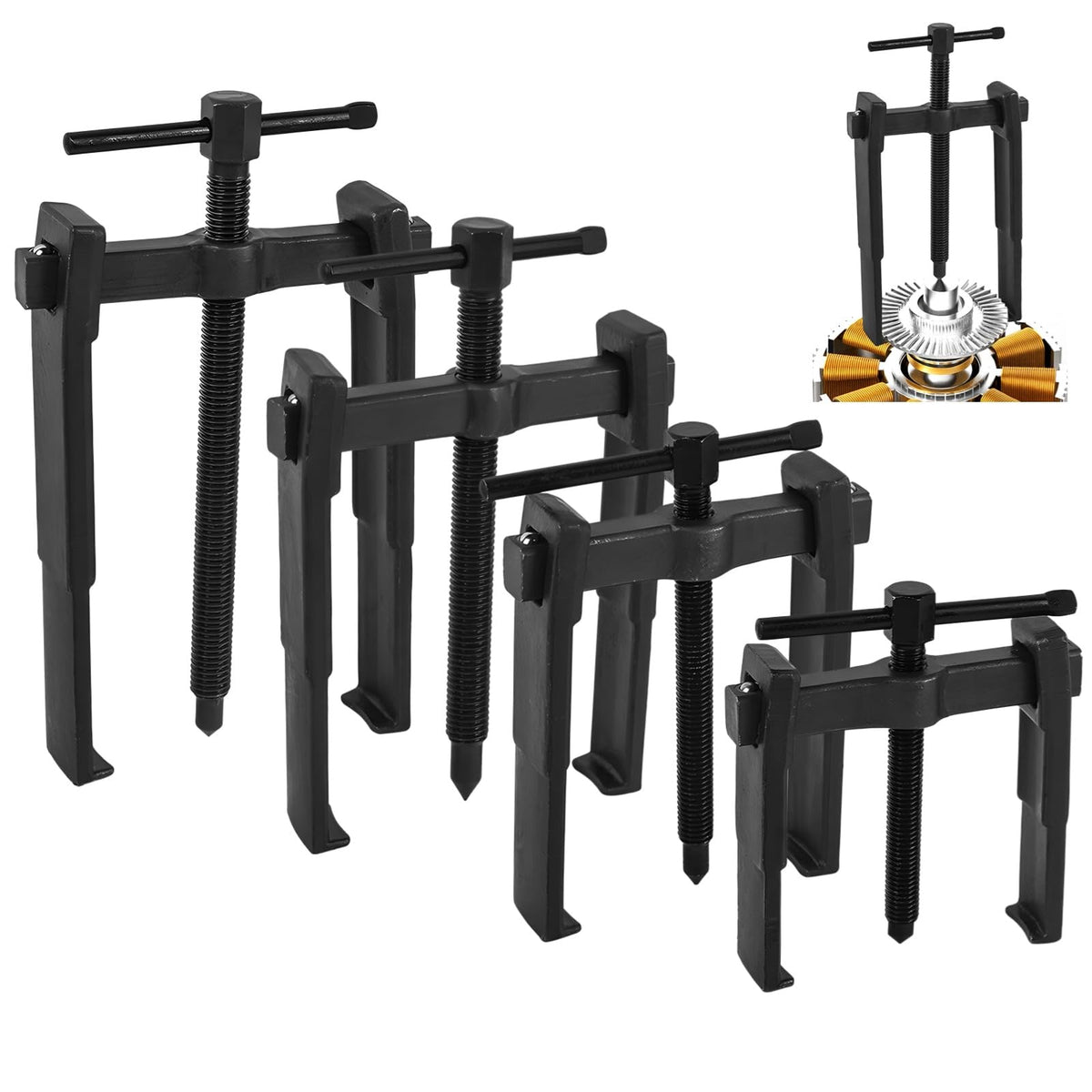 4 PCS 2 Jaw Gear Puller B51083