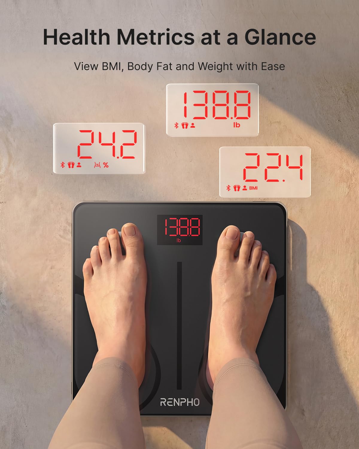 Smart Body Weight BMI & Body Fat Scale B330447