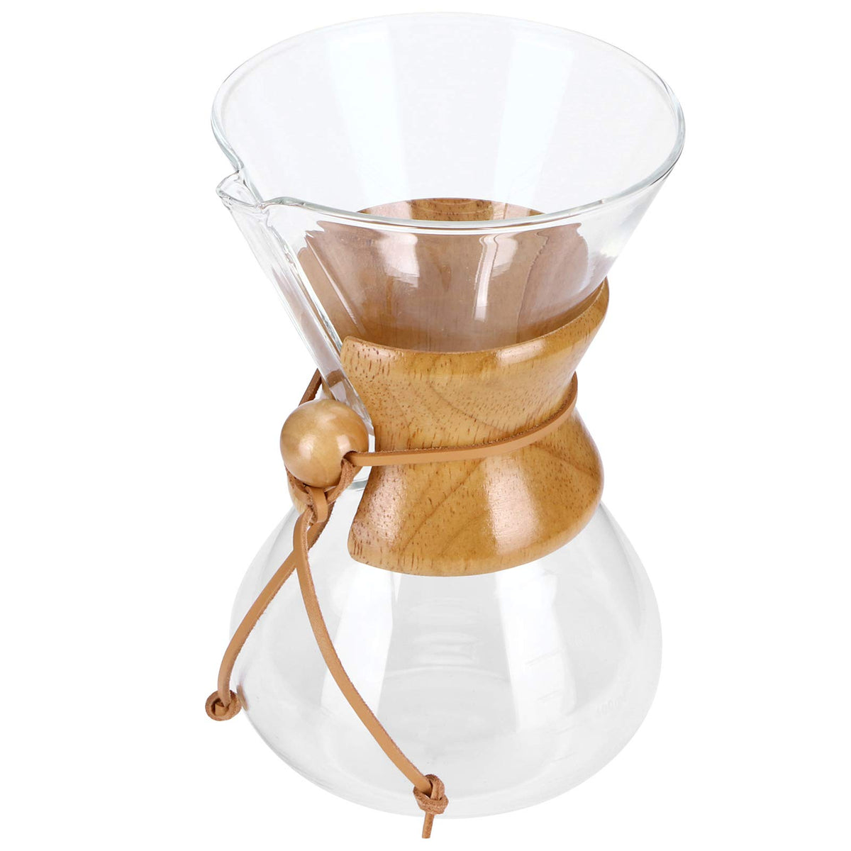 High Temp Glass Coffee Drip Pot with Reusable Filter 600ml I17558