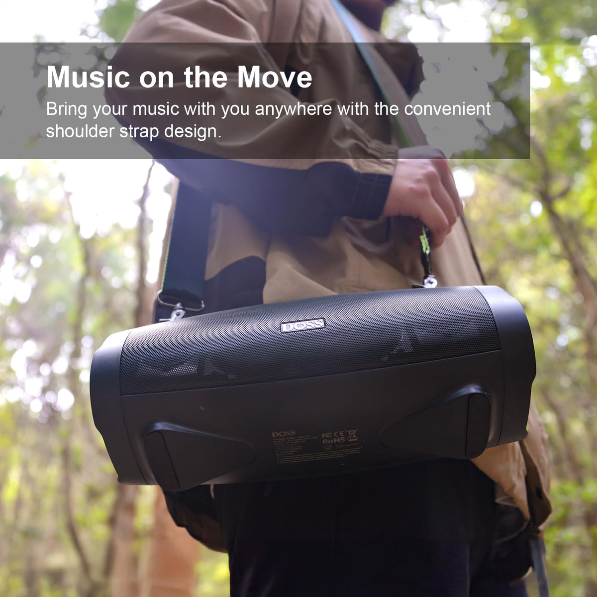 Wireless Bluetooth Speaker, IPX6 Waterproof P604