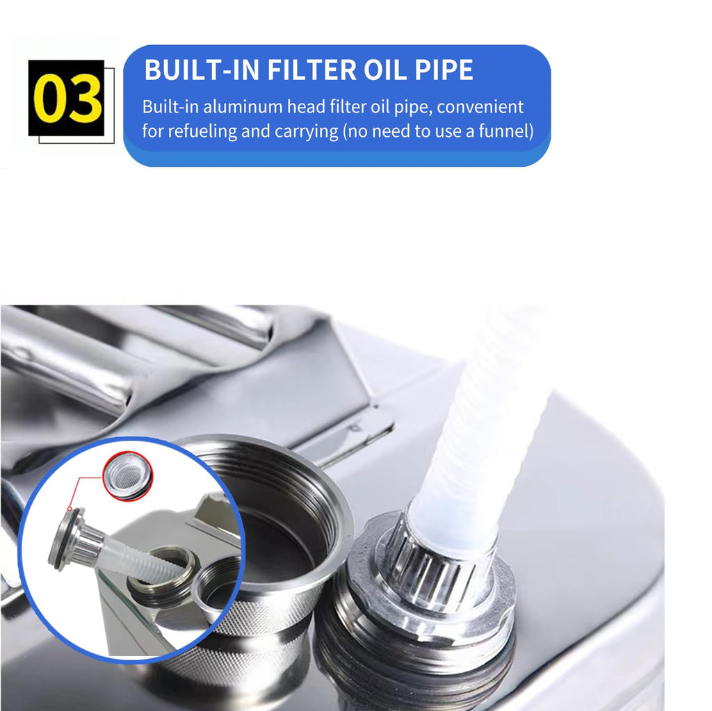 5 Gallon 304 Stainless Steel Water Container S237875