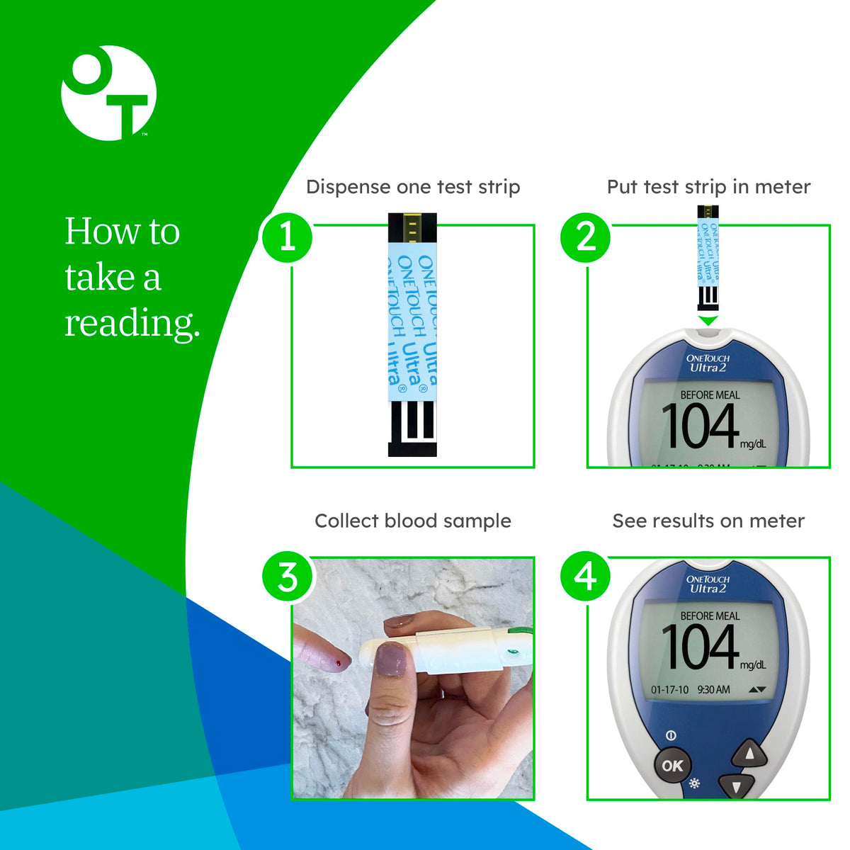 120 Count Blood Glucose Test Strips B169