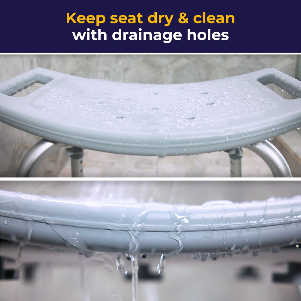 Adjustable Non-Slip Aluminum Shower and Bath Chair N781