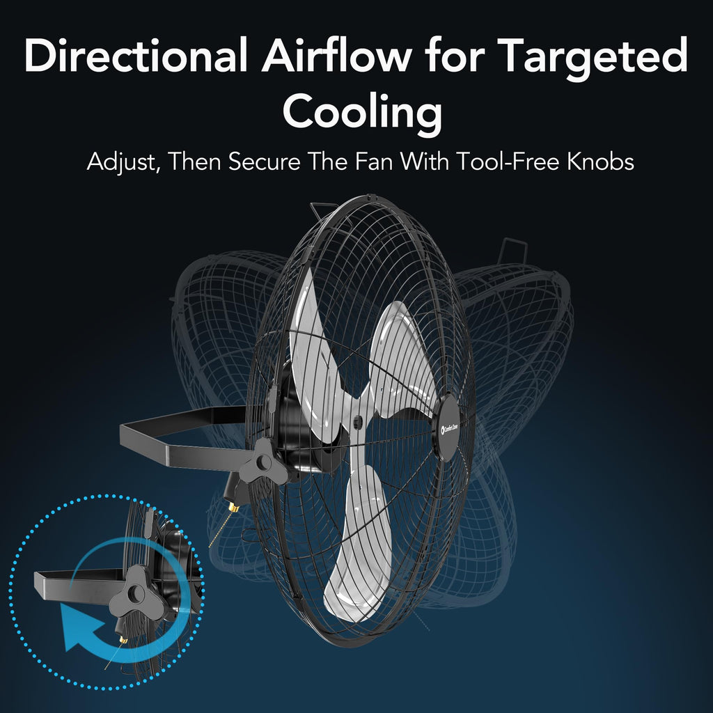 20" High-Velocity Industrial Floor & Wall Fan Q29871