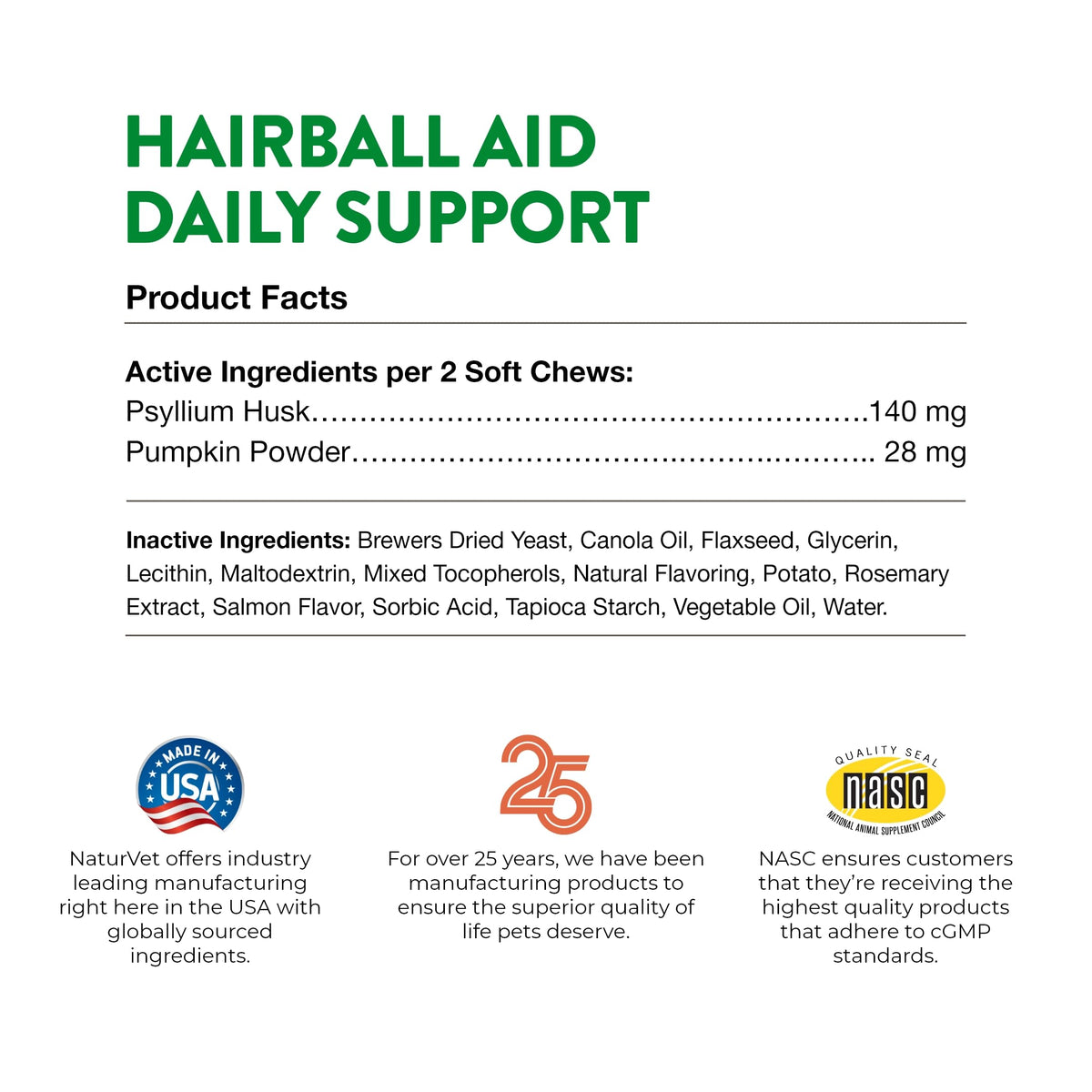 Hairball Remedy Digestive Aid Supplement 50 Soft Chews C35080