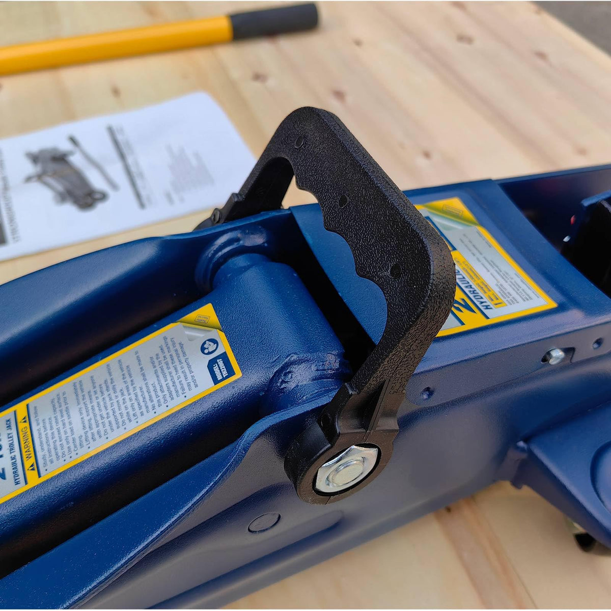 2 Ton Low Profile Hydraulic Floor Jack, 4000 lbs Capacity Steel Trolley Jack, Blue I4724