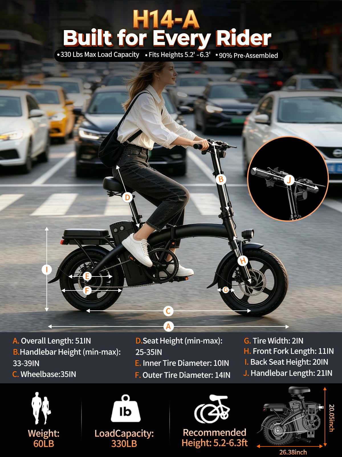 Folding Electric Bike Y105196