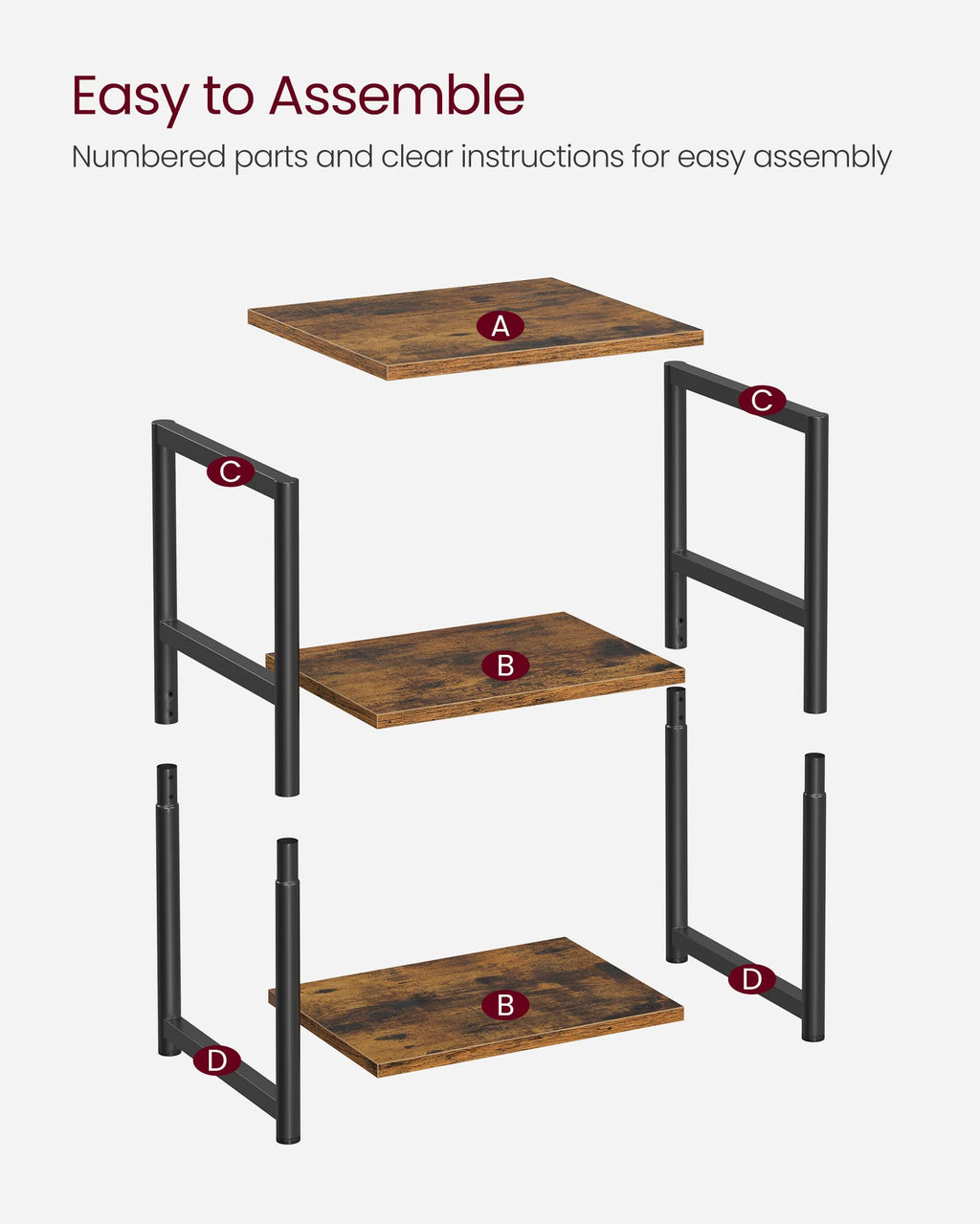 Small Steel Side Table H588929