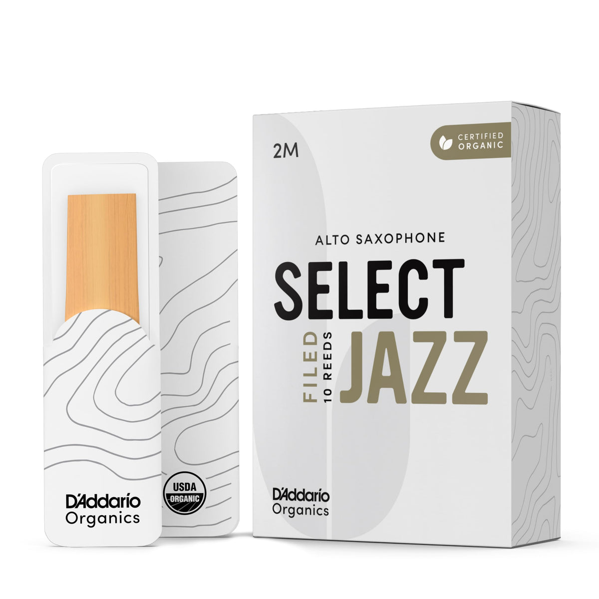 Alto Sax Reeds 2 Medium 10-Pack D891