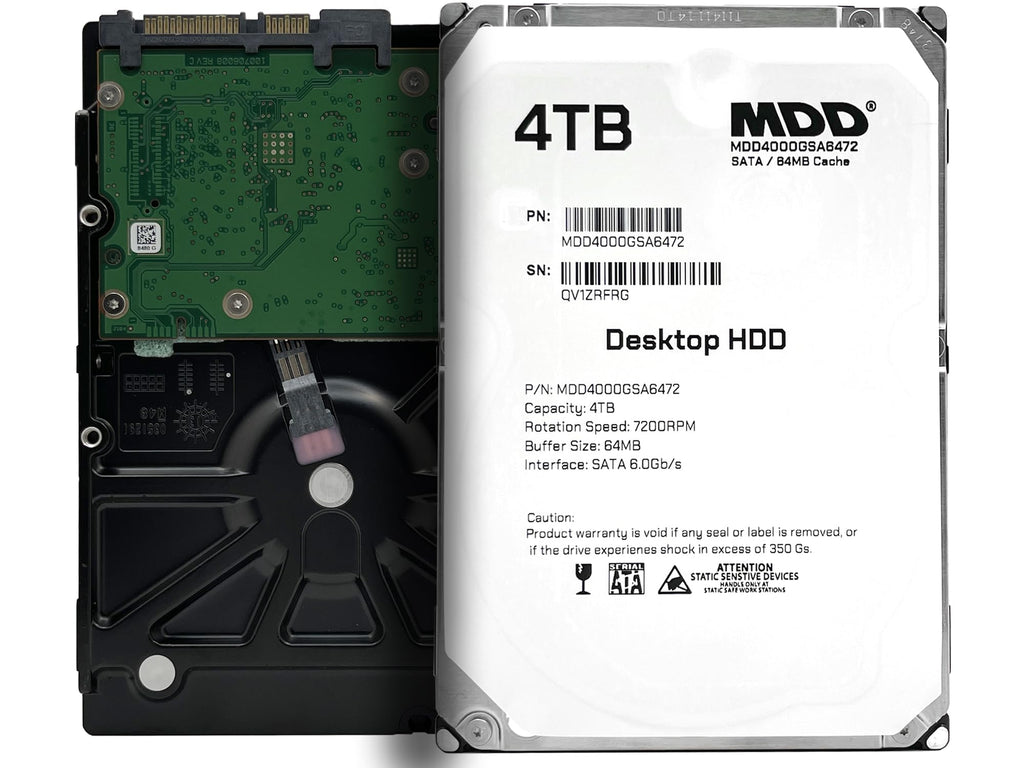 4TB 7200RPM 64MB Cache SATA 6.0Gb/s 3.5inch Internal Desktop Hard Drive I3198