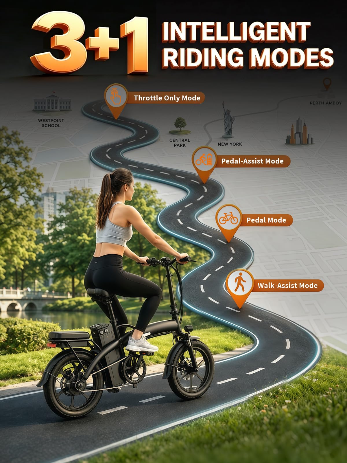 Folding Electric Bike Y105196