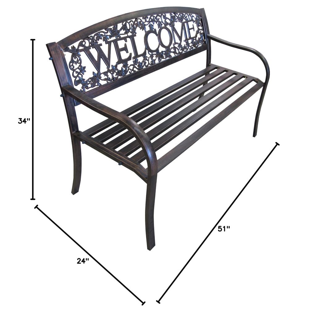Metal Outdoor Bench I46904