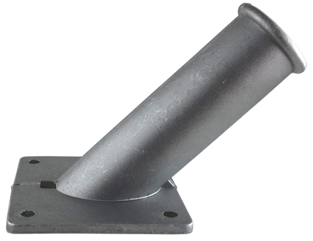 Aluminum Flag Pole Bracket Fits 1.25'' Poles Gray I750592