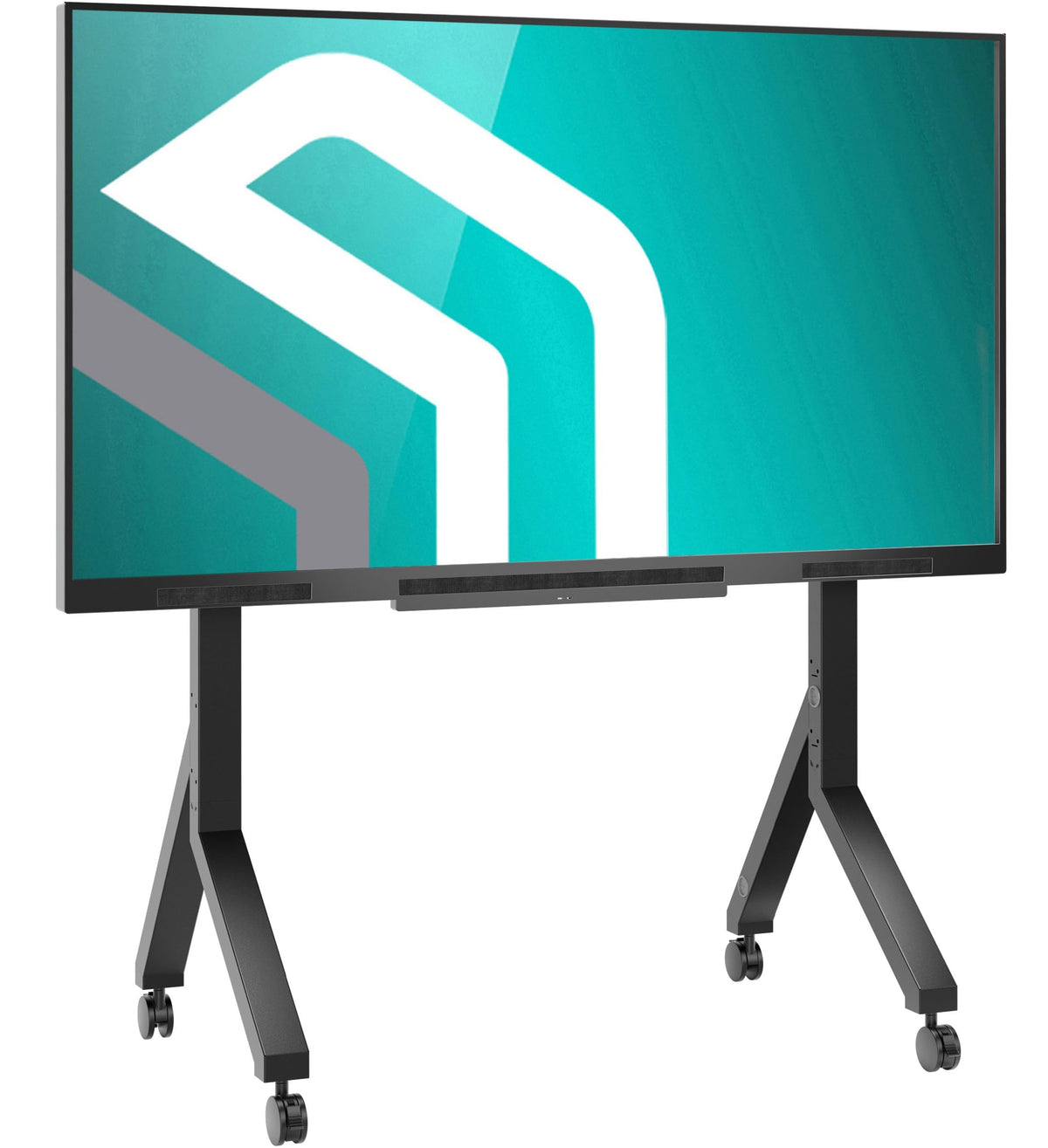 Mobile TV Stand on Wheels 70-110 Inch Black B796