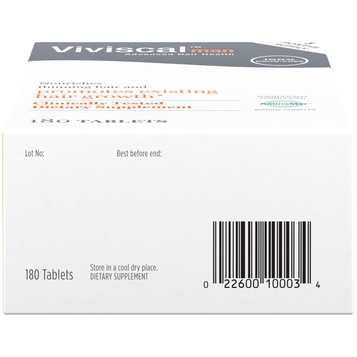 Men's Hair Growth Supplements 180 Tablets M5886