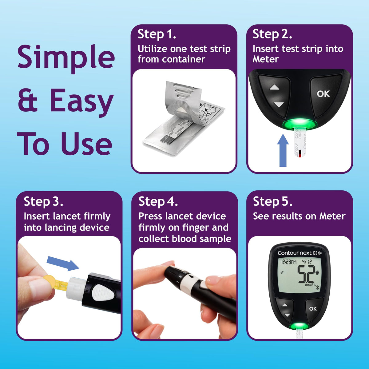 Blood Glucose Test Strips 105 Count P92531