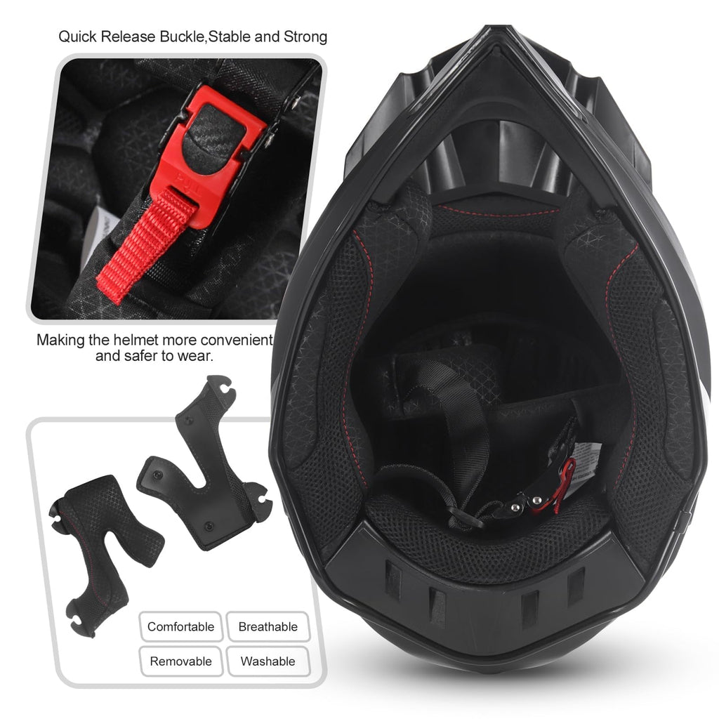 DOT Certified Motocross Helmet T290082