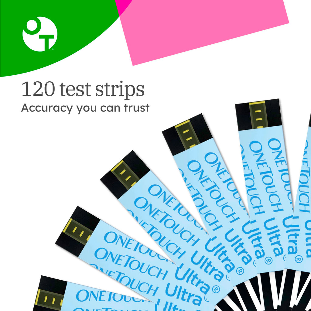 120 Count Blood Glucose Test Strips B169