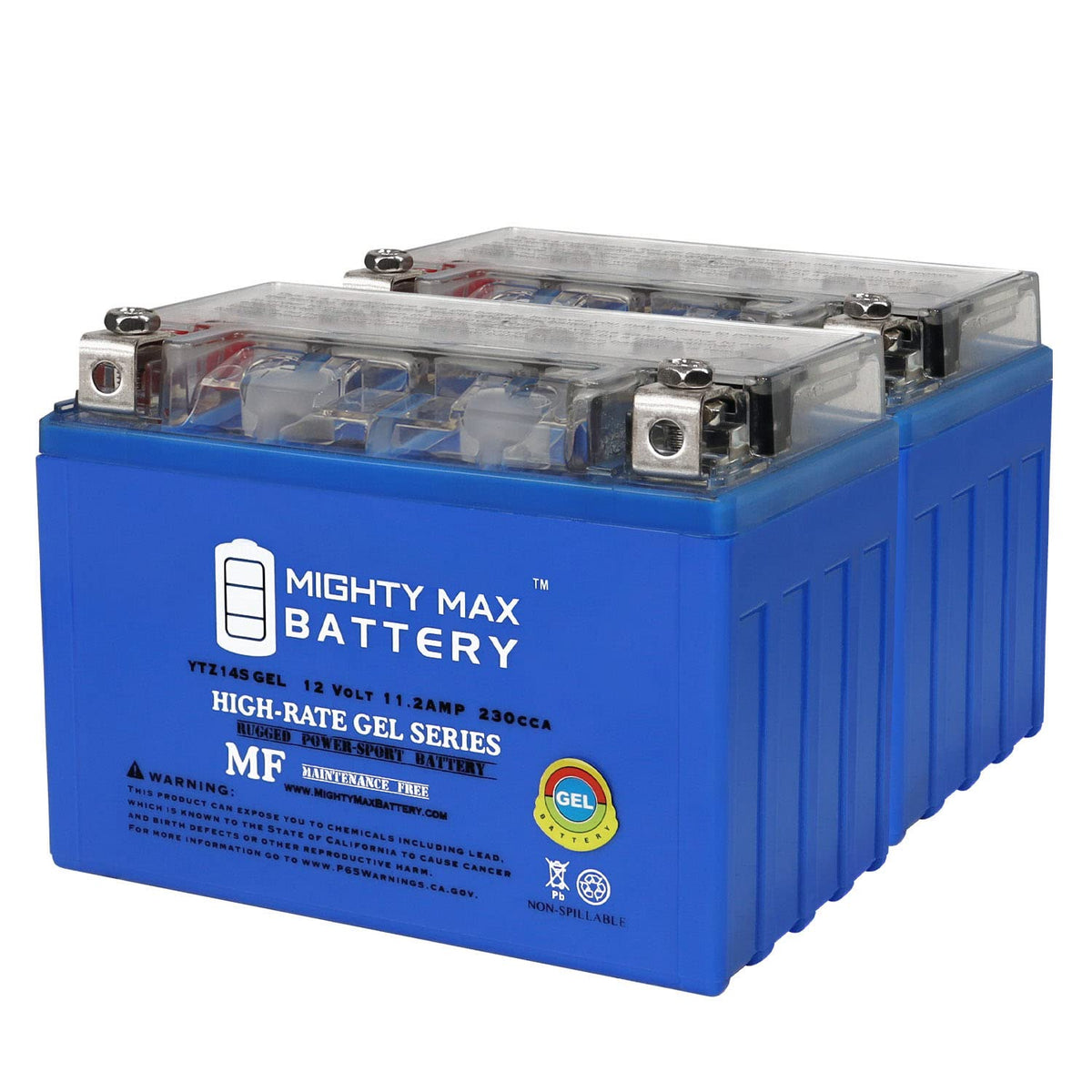 12V 11.2AH Replacement Battery 2 Pack E778648