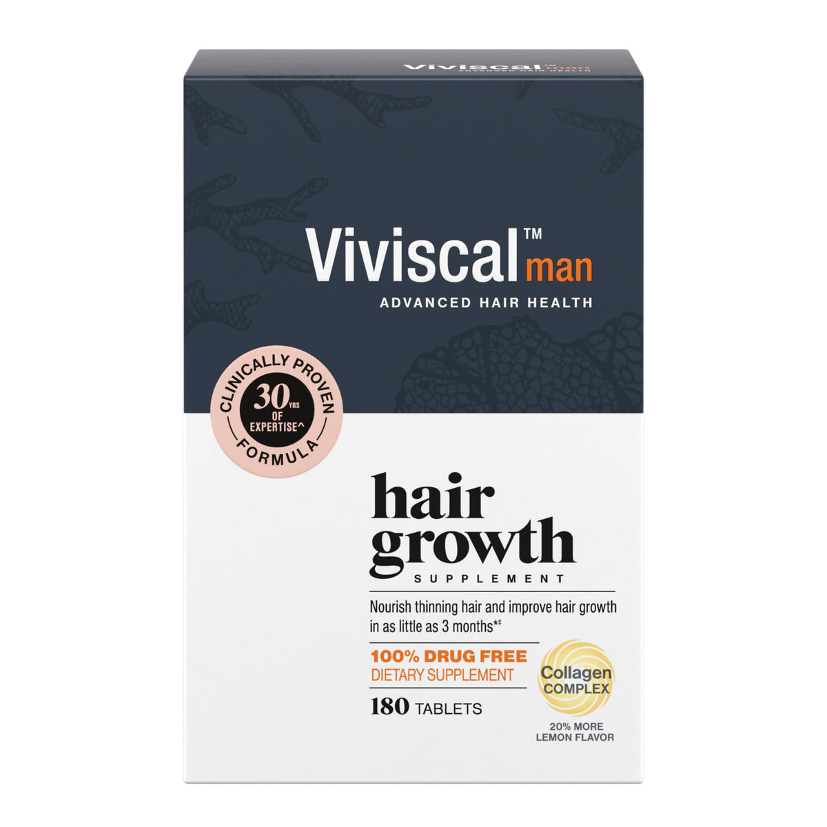Men's Hair Growth Supplements 180 Tablets M5886