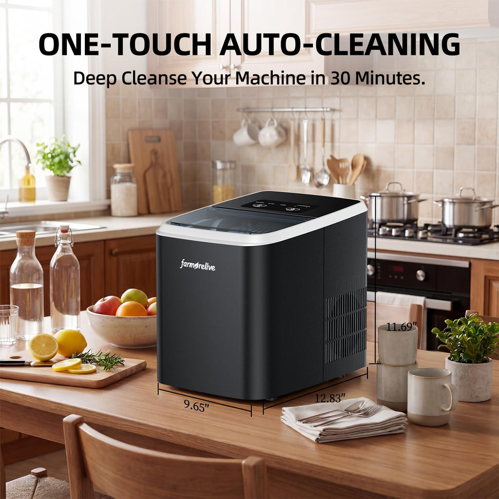 Portable Stainless Steel Ice Maker Y818759