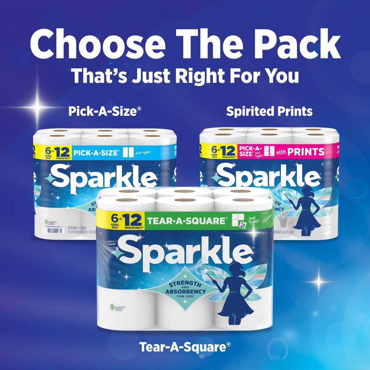 2-Ply Paper Towels, 6 Double Rolls Y15216