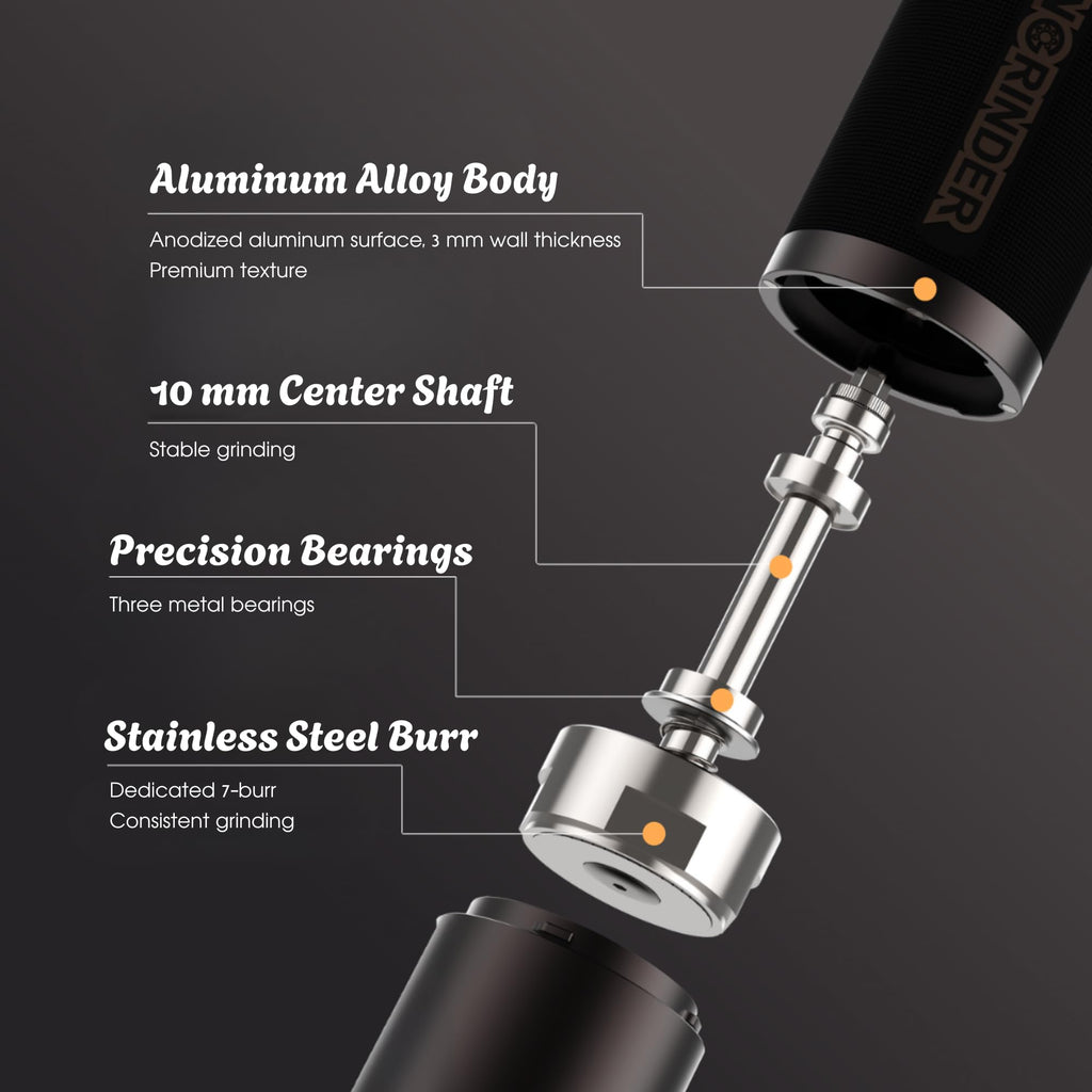 Manual Stainless Burr Coffee Grinder O6003