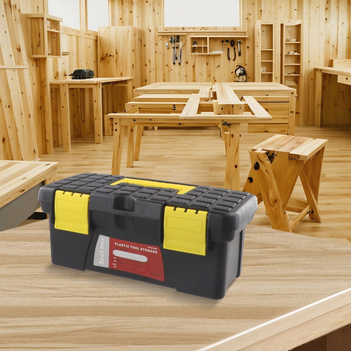 10 Inch Single Layer Plastic Toolbox J6576