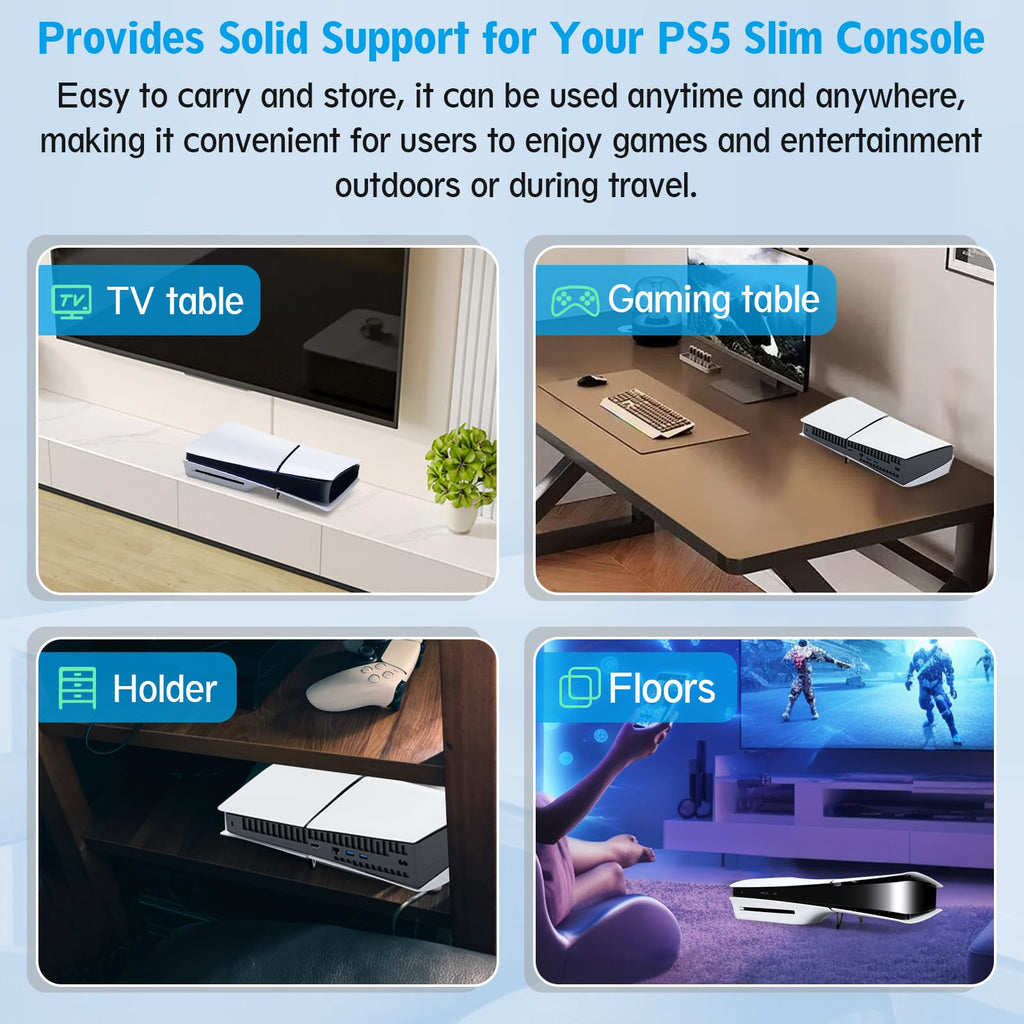 4Pcs Console Stand for PS5 Slim Z553